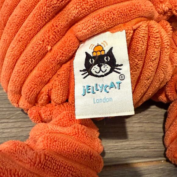 Jellycat London 18" Cordy Roy Fox Plush Woodland Orange Corduroy Squishy Snuggle - Picture 9 of 11